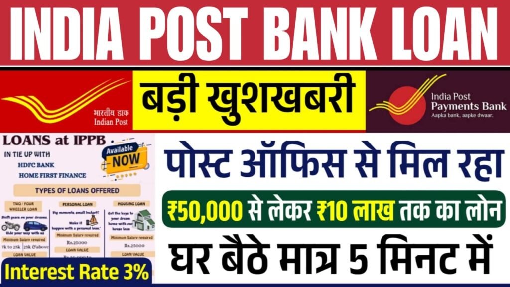 INDIA POST BANK LOAN